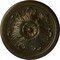 Ekena Millwork Legacy Acanthus Ceiling Medallion (Fits Canopies up to 3 1/2"), 12 3/4"OD x 7/8"P, Green Gold CM12LEGGS - alternate 1